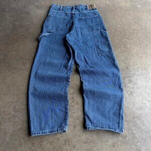 2000s y2k full blue carpenter jeans